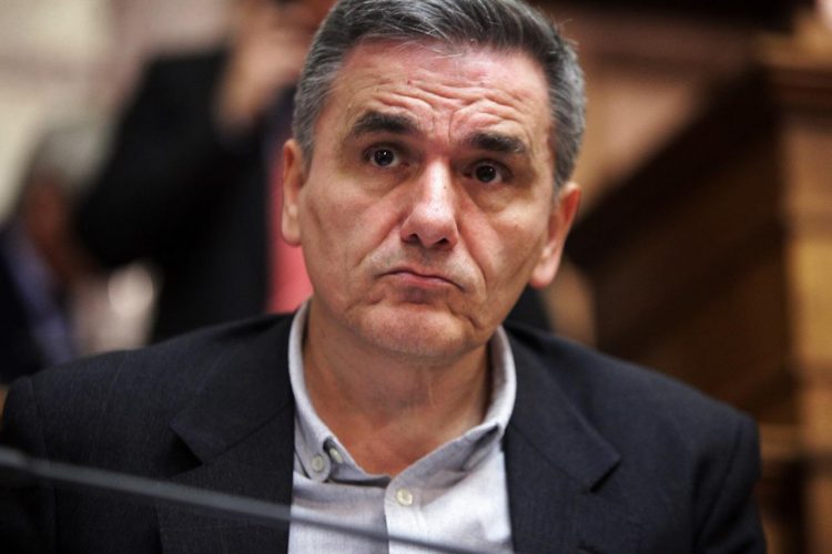 Ενημέρωση της Επιτροπής Οικονομικών Υποθέσεων της Βουλής, την Τρίτη 28 Φεβρουαρίου 2017, από τον υπουργό Οικονομικών, Ευκλείδη Τσακαλώτο, σχετικά με τη συνεδρίαση του Eurogroup της Δευτέρας 20/2.
(EUROKINISSI/ΓΙΩΡΓΟΣ ΚΟΝΤΑΡΙΝΗΣ)