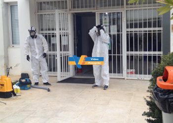 Απολύμανση στις Δημοτικές Υπηρεσίες και τα κτίρια του Δήμου Χερσονήσου (VIDEO)
