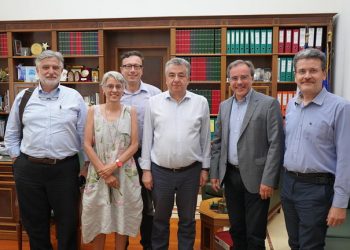 Με τον περιφερειάρχη συναντήθηκε ο υποψήφιος πρύτανης του Πανεπιστημίου Κρήτης