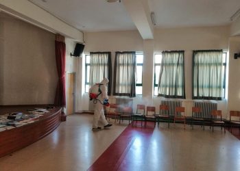 Απολύμανση σε σχολείο του Ηρακλείου μετά από κρούσμα κορωνοϊου (φωτογραφίες)