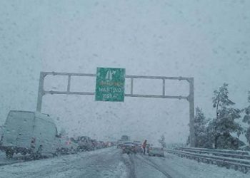 Ανοίγει έως τις 7 το απόγευμα η Αθηνών – Λαμίας – Θα κλείσει και πάλι λόγω της κακοκαιρίας