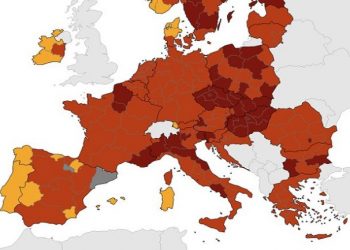 Χάρτης ECDC: Στο «κόκκινο» όλη η Ελλάδα – Ποιος είναι ο δείκτης θετικότητας