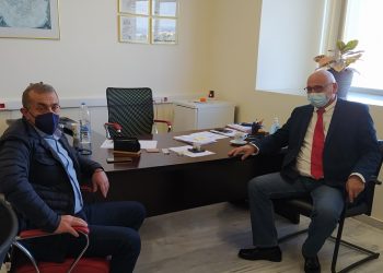 Συνάντηση Σωκράτη Βαρδάκη με τον Πρύτανη και Αντιπρύτανη του Πανεπιστημίου Κρήτης