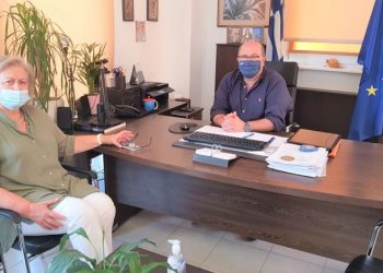 Συνάντηση του Διευθυντή Πρωτοβάθμιας Εκπαίδευσης Ηρακλείου με την Αντιδήμαρχο Παιδείας