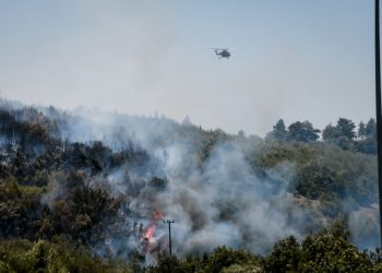 Δύσκολη η κατάσταση στον Βαρνάβα Αττικής: Μάχη με τις φλόγες, απομακρύνθηκαν κάτοικοι!