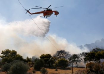 Σε εξέλιξη οι πυρκαγιές σε Κερατέα και Βίλια – Ενισχύονται οι δυνάμεις πυρόσβεσης