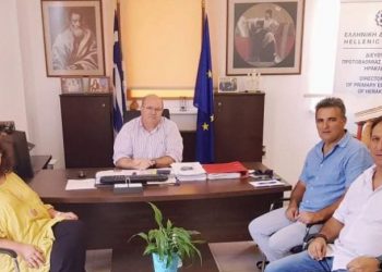 Συνάντηση με τους προέδρους των Συλλόγων Εκπαιδευτικών Ν. Ηρακλείου