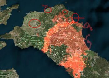 Πυρκαγιές: Εφιαλτικές στιγμές για την Εύβοια, μέτωπα σε Ηλεία και Μεσσηνία (VIDEO)