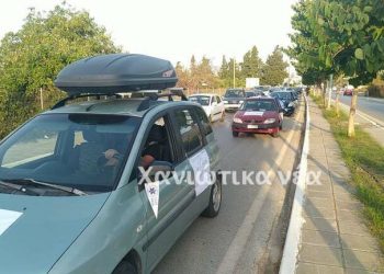 Μηχανοκίνητη διαμαρτυρία από υγειονομικούς στα Χανιά