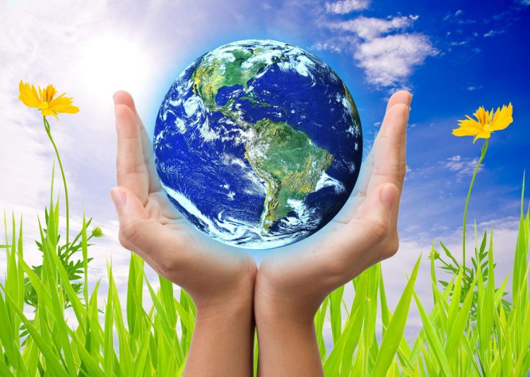 11068520 - hand holding earth, saving earth concept. earth globe image provided by nasa
