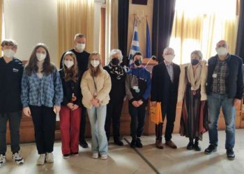 Μαθητές και εκπαιδευτικοί προγράμματος του Erasmus στη Λότζια