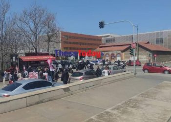 Θεσσαλονίκη: Επεισόδια και χημικά στο λιμάνι (VIDEO)