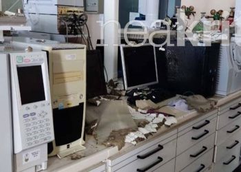 Ηράκλειο: Πλημμύρισε το Εργαστήριο Τοξικολογίας του Πανεπιστημίου Κρήτης – Ζημιές σε πανάκριβα μηχανήματα (VIDEO)