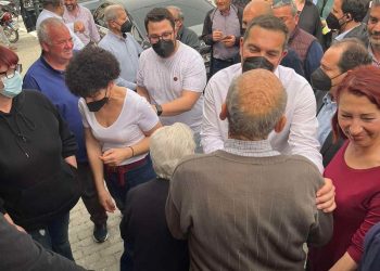 Ηράκλειο: Ο Τσίπρας συναντήθηκε με αγρότες και κτηνοτρόφους