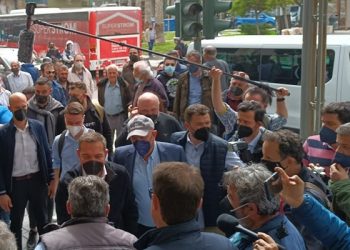 Στο κέντρο του Ηρακλείου ο Αλέξης Τσίπρας