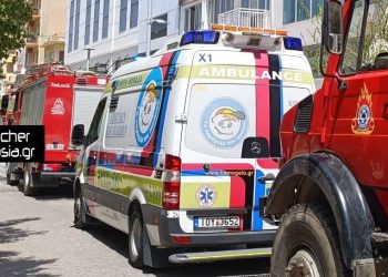 Φωτιά στο κέντρο του Ηρακλείου – Επί ποδός η Πυροσβεστική (φωτογραφίες)