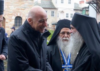 Δένδιας: Το ενδιαφέρον της κυβέρνησης για το Άγιο Όρος είναι μεγάλο και διαρκές