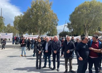 Ηράκλειο: Συγκέντρωση διαμαρτυρίας από τους εργαζόμενους στις ΔΕΥΑ