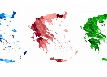 Εκλογές: Πού πήραν το υψηλότερο και το χαμηλότερο ποσοστό καθένα από τα κόμματα που μπήκαν στη Βουλή