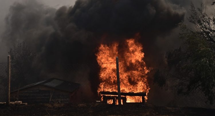 Πυρκαγιά στον Νέο Κουβαρά Αττικής, Δευτέρα 17 Ιουλίου 2023. Για την κατάσβεσή της επιχείρησαν 30 πυροσβέστες με 14 οχήματα, 2 αεροσκάφη και 4 ελικόπτερα.
(ΜΙΧΑΛΗΣ ΚΑΡΑΓΙΑΝΝΗΣ/EUROKINISSI)