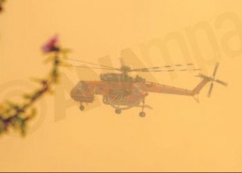 ΓΕΑ: Ασφαλής η αεροπορική βάση της 111ΠΜ – Δεν υπάρχει ενεργό μέτωπο πυρκαγιάς