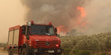 Αλεξανδρούπολη: Ενιαίο μέτωπο με πύρινες γλώσσες, ουρά, πτερύγια και κηλιδώσεις