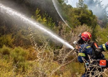 Ένας νεκρός στην πυρκαγιά στον Πρόδρομο Βοιωτίας – Μεγάλο το μέτωπο