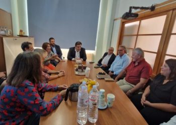 Συναντήσεις με εκπαιδευτικούς στη Μυτιλήνη είχε ο Κυρ. Πιερρακάκης