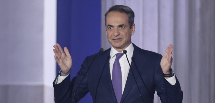 Πρώτη ημέρα εργασιών του 15ου Συνεδρίου της Νέας Δημοκρατίας, στο Ζάππειο Μέγαρο, Παρασκευή 5 Απριλίου 2024. 
(ΓΙΩΡΓΟΣ ΚΟΝΤΑΡΙΝΗΣ/EUROKINISSI)