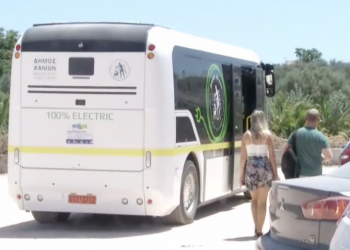 Χανιά: Δοκιμαστική λειτουργία των ηλεκτρικών λεωφορείων με δωρεάν μεταφορά του κόσμου