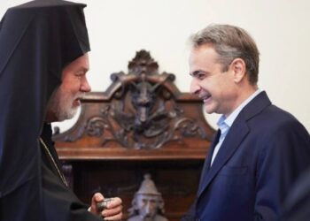 Κυριάκος Μητσοτάκης: Συνάντηση με τον Μητροπολίτη Βελγίου κ. Αθηναγόρα στο Ορθόδοξο Κέντρο της Ιεράς Μητρόπολης Βελγίου
