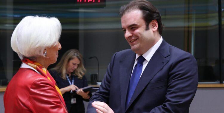 Συνεδρίαση του Eurogroup, στις Βρυξέλλες, Πέμπτη 11 Δεκεμβρίου 2025. *ΠΡΟΣΟΧΗ ΜΟΝΟ EDITORIAL USE * (POOL PHOTO/ΕΥΡΩΠΑΪΚΗ ΕΝΩΣΗ/EUROKINISSI)