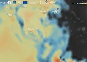 AtmoHub: Νέα ενίσχυση του φαινομένου μεταφοράς Σαχαριανής σκόνης από Δευτέρα